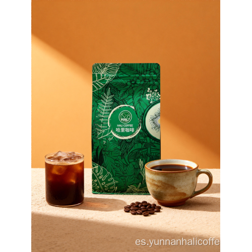 Café con caramelo y nueces a granel